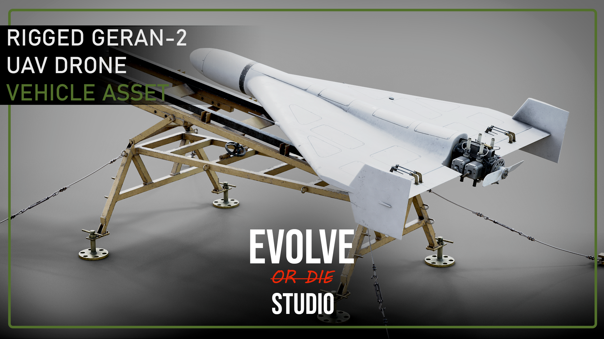 Geran-2 (Shahed-136) UAV Drone 3D Model