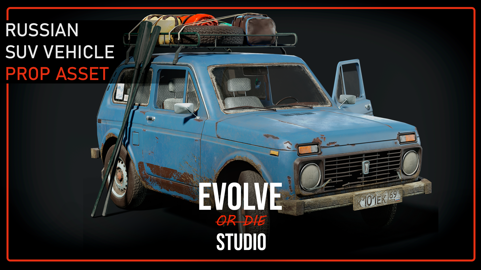 Russian SUV Vehicle 3D model
