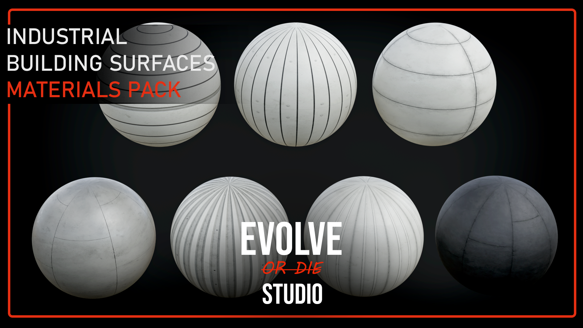 Industrial Surface Tileable PBR Materials Pack
