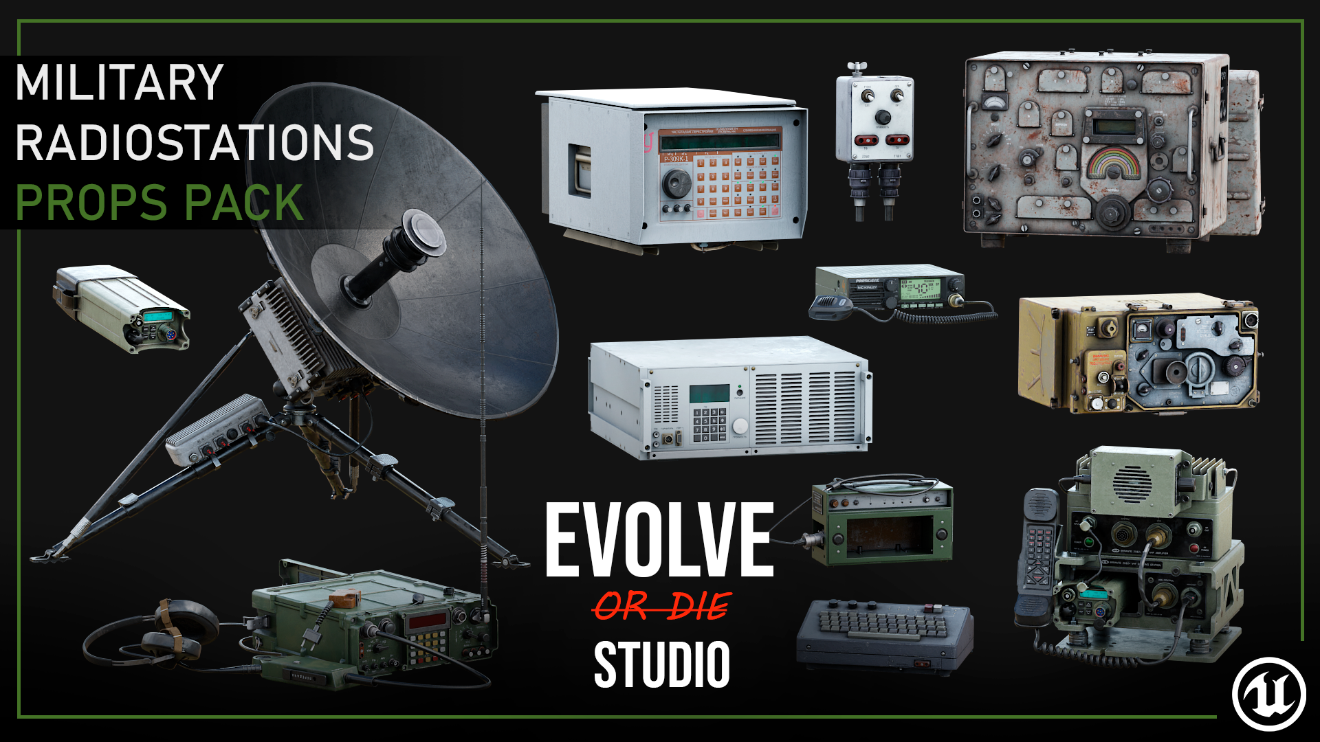 Military Radiostations 3D models Pack