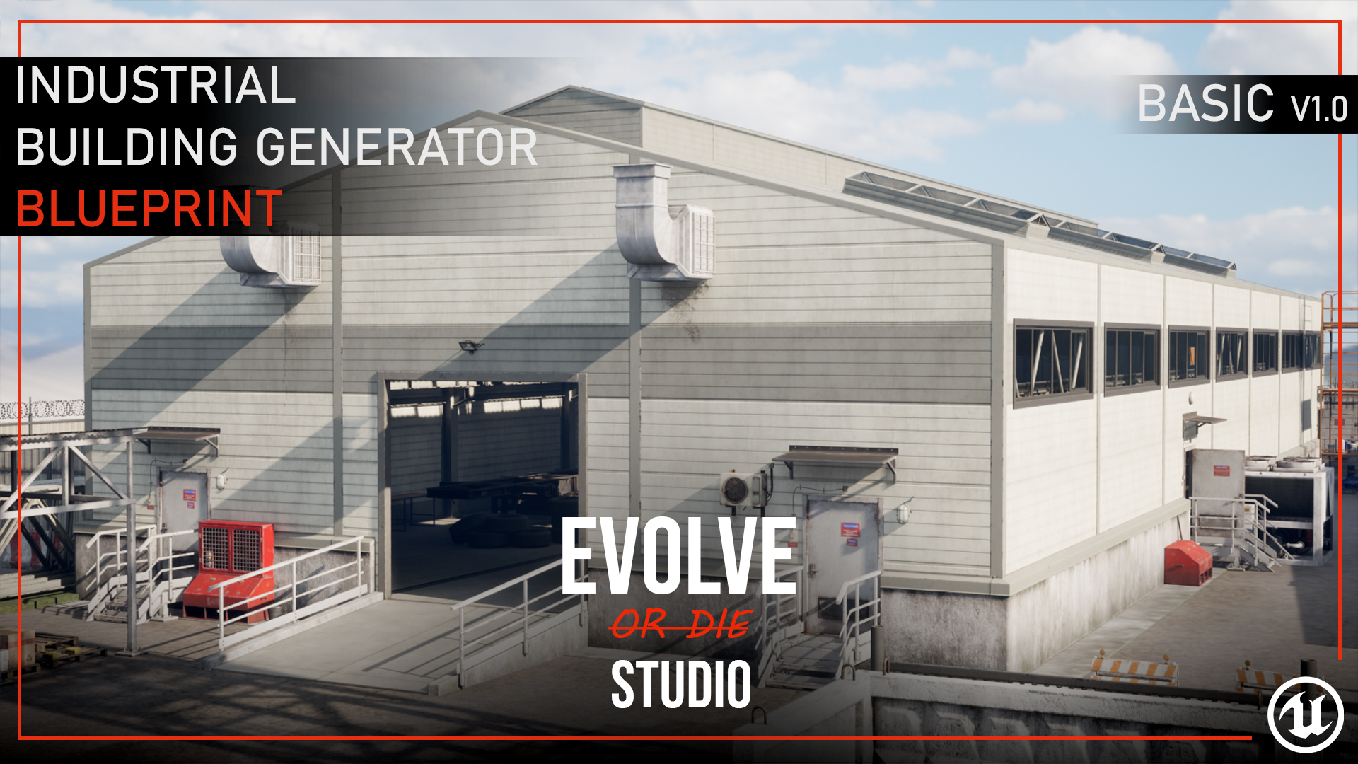Industrial Building Generator Basic UE5