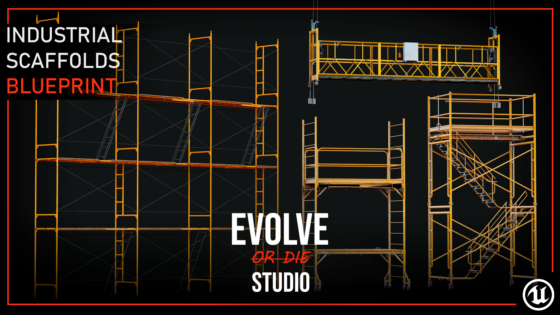 Industrial Scaffolds Blueprint UE5
