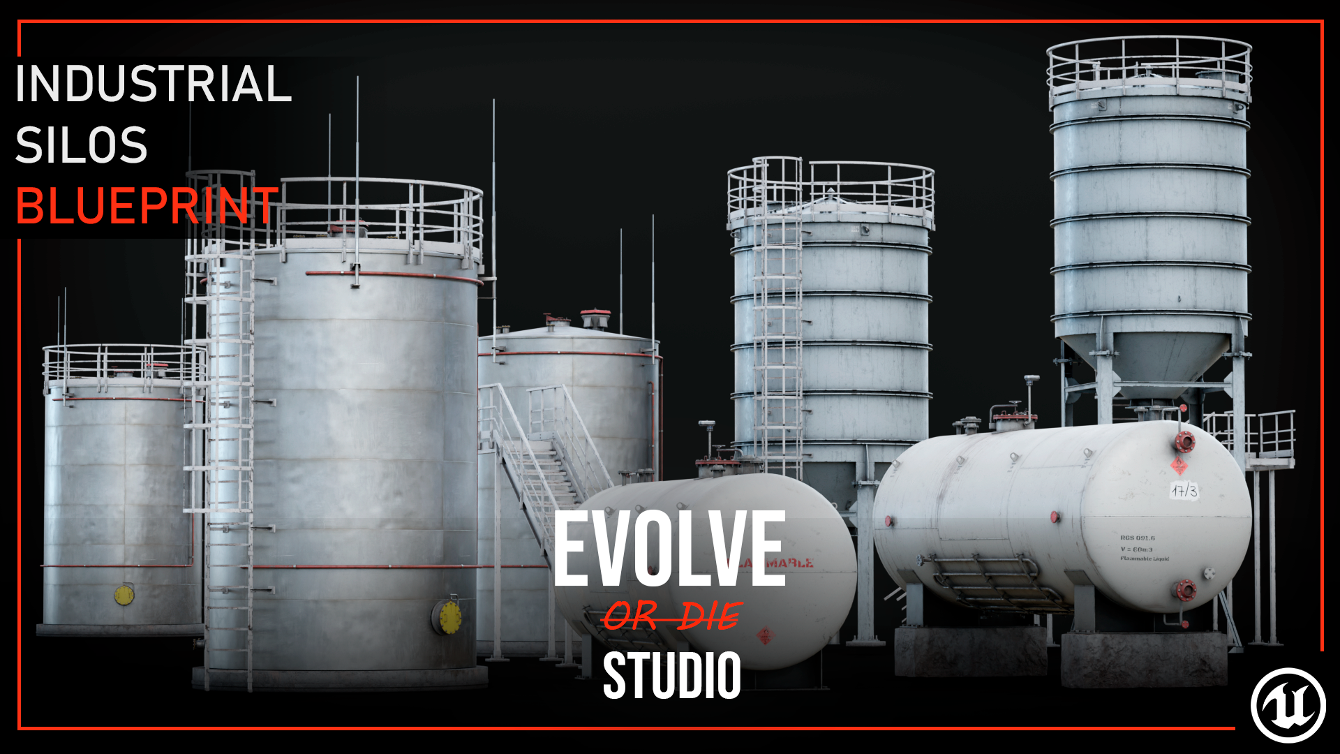 Industrial Silos Pack Blueprint
