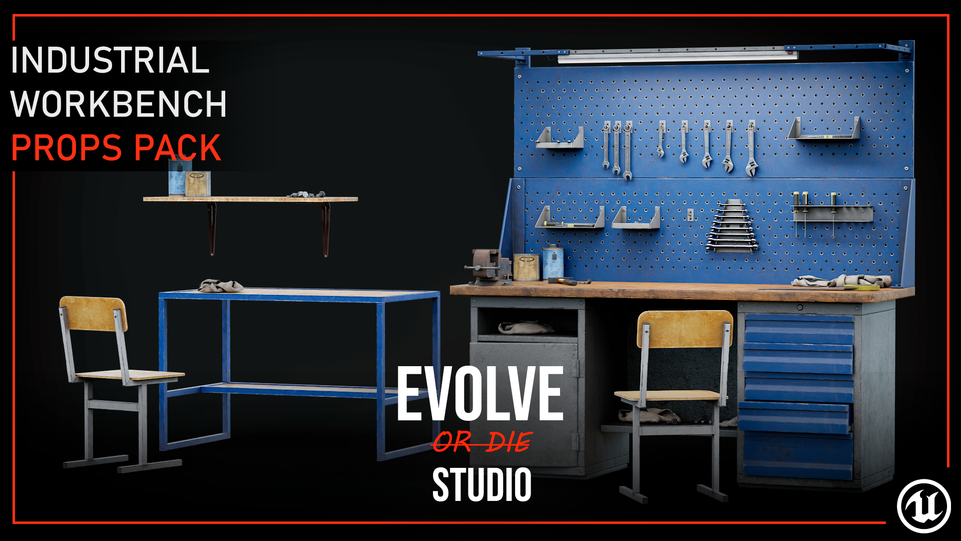 Workbench Tools 3D Models Pack