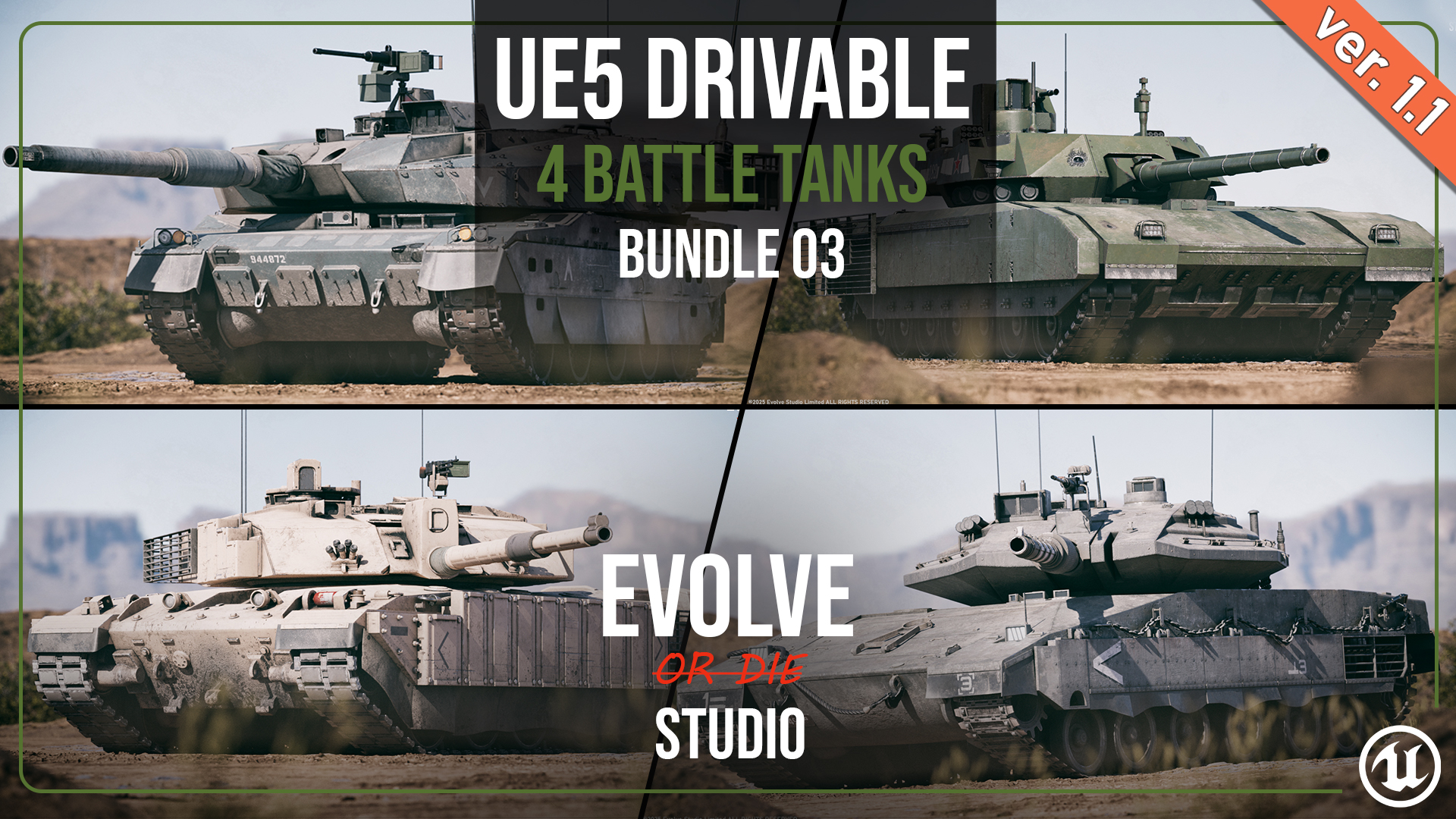 Tank Drivable Bundle 03