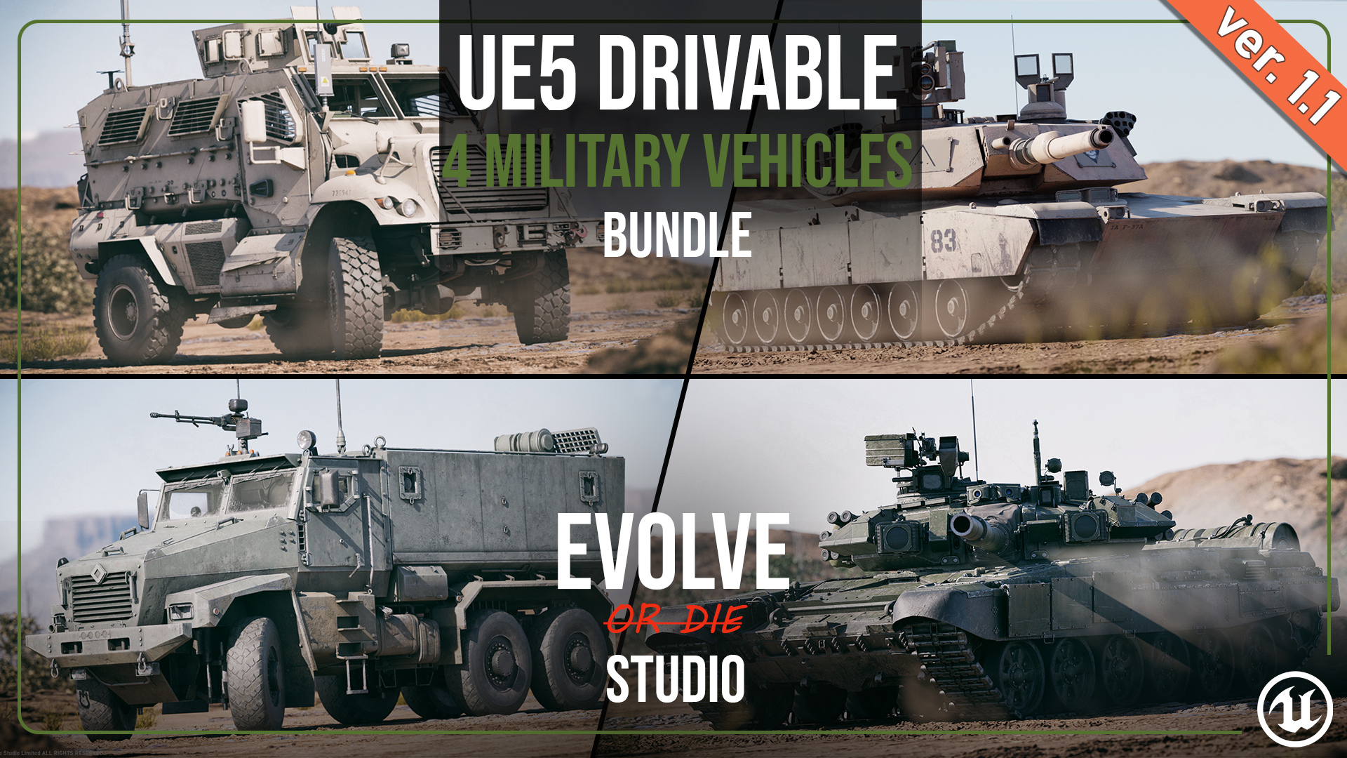 Military Vehicles Modern Pack