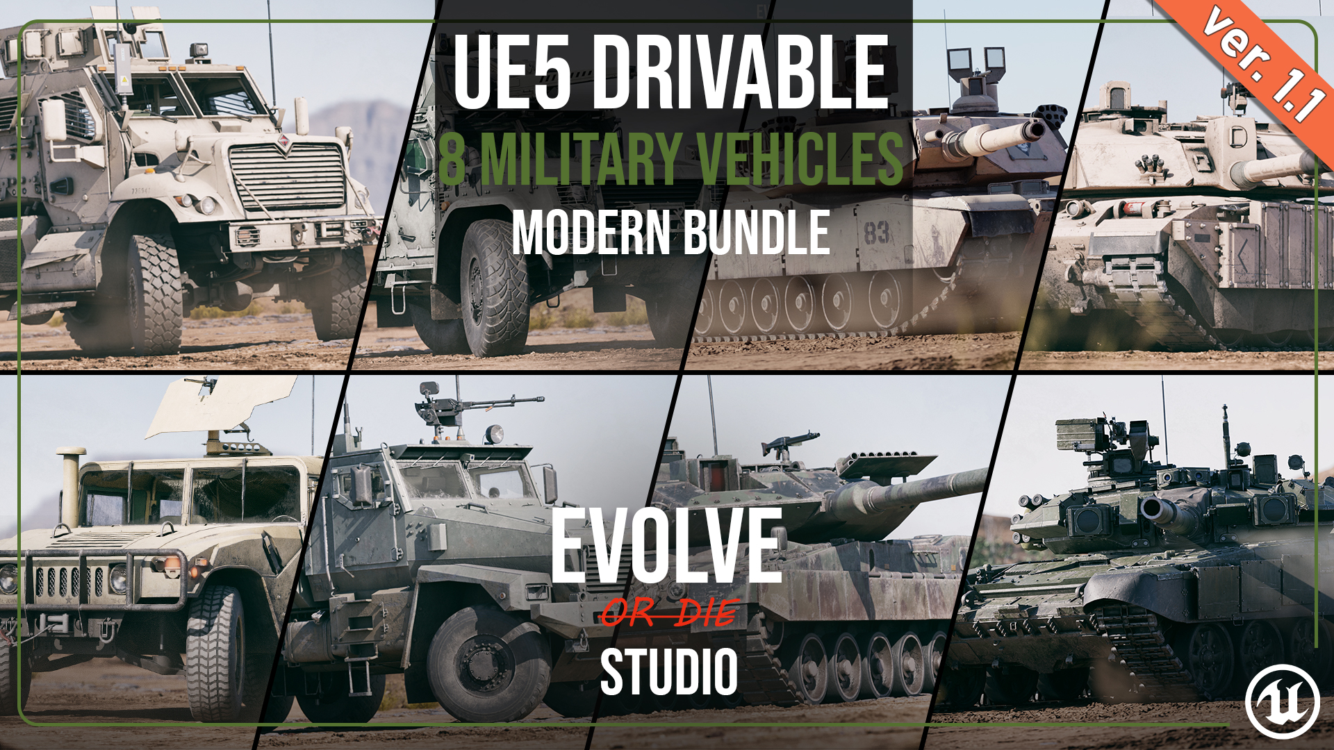 Military Vehicles Modern Bundle
