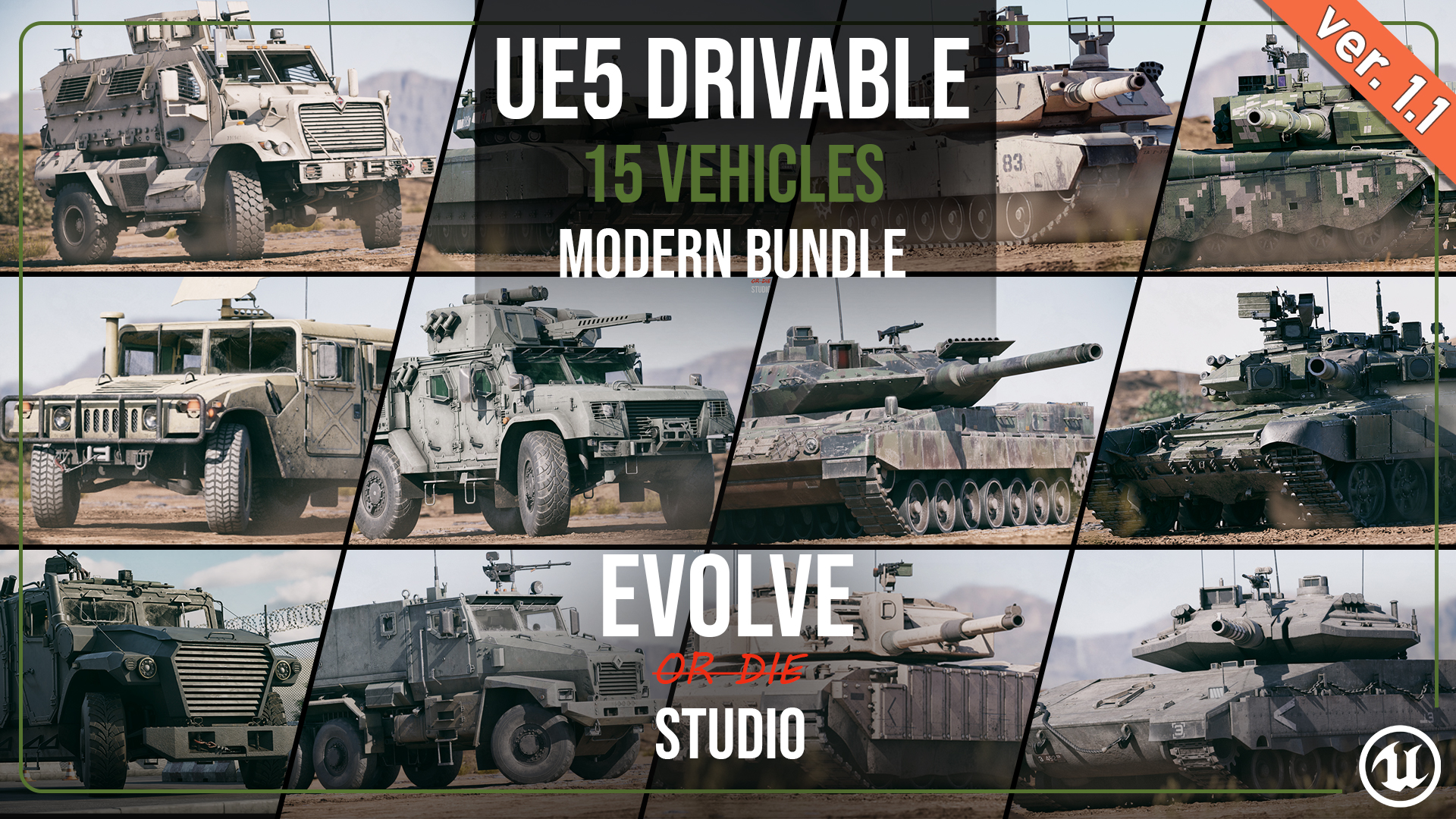 Military Vehicles Modern MegaBundle